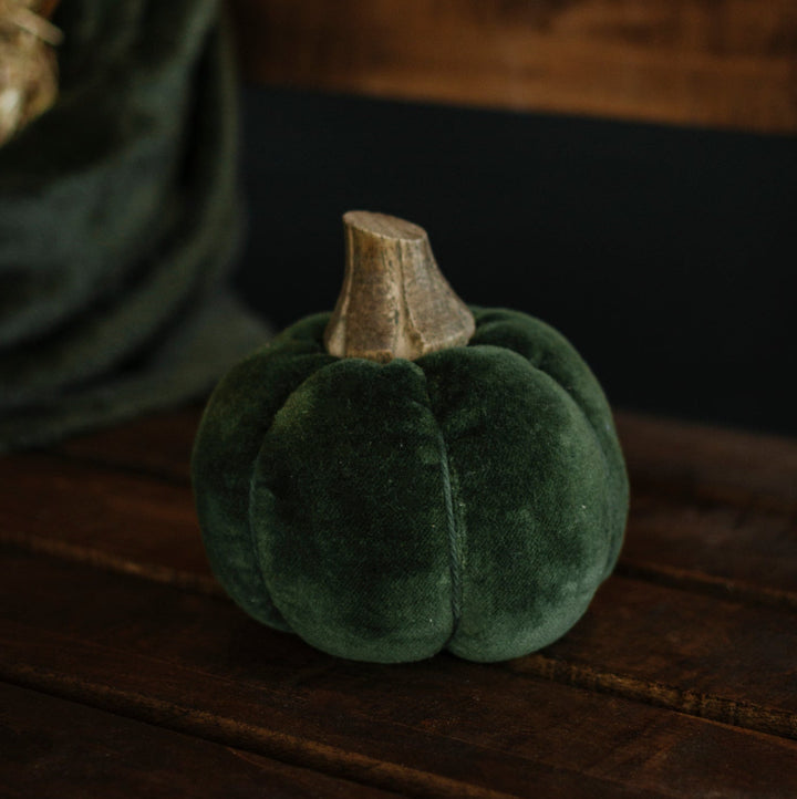 Mini Bouclé & Velvet Pumpkins
