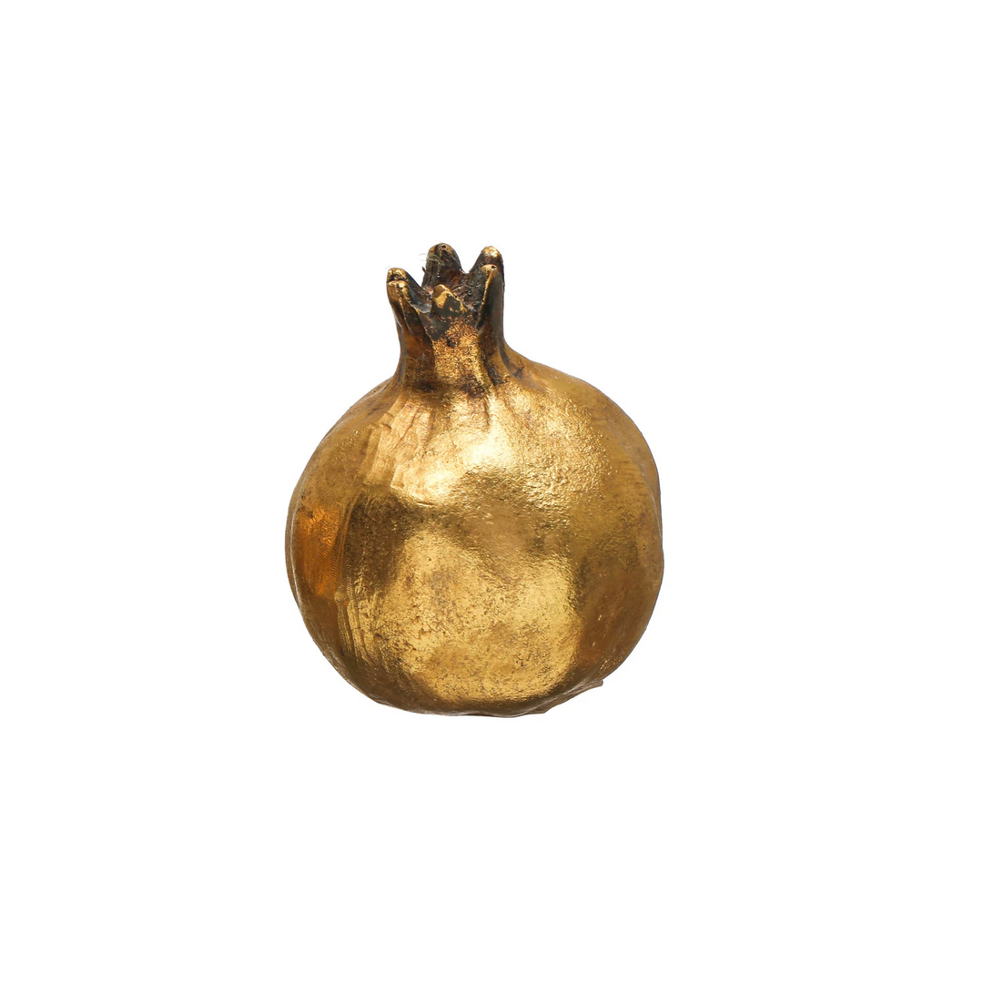 Antique Gold Resin Pomegranate