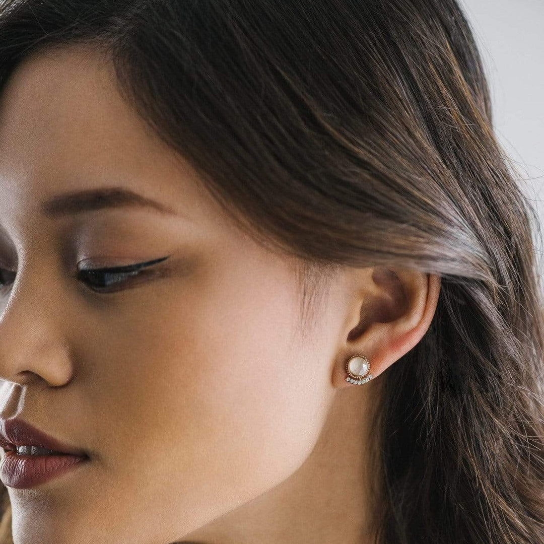 Mimosa Champagne Post Earrings • Lover's Tempo