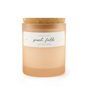 Peach Fields Wooden Wick Candle