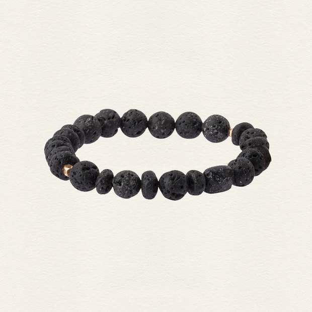 Lava Stone of Strength Bracelet