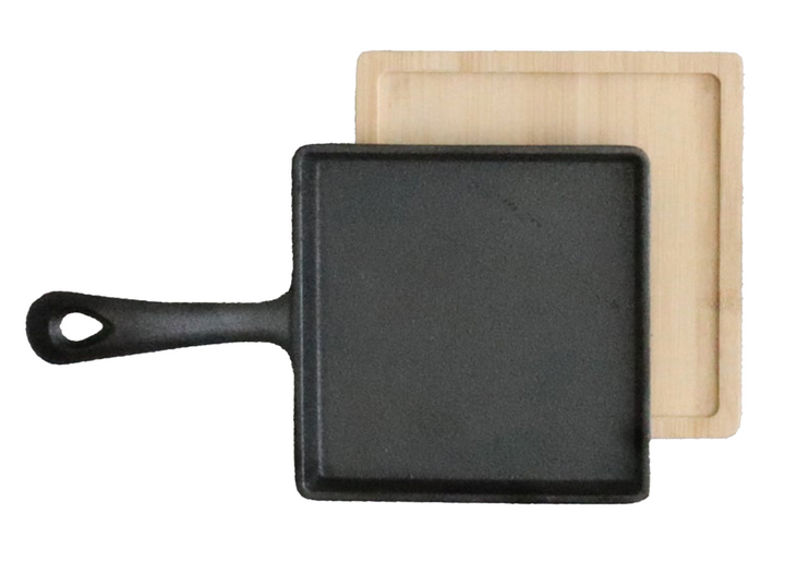 Cast Iron Mini Tapas Pan with Tray