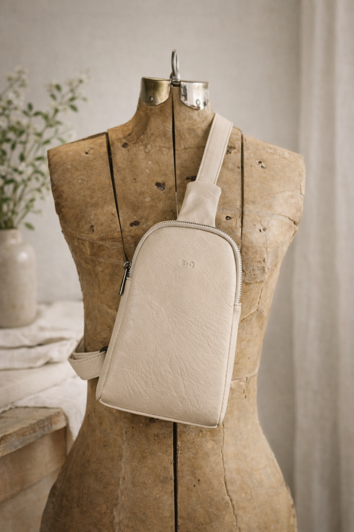 Thea Sling Bag in Almond Milk