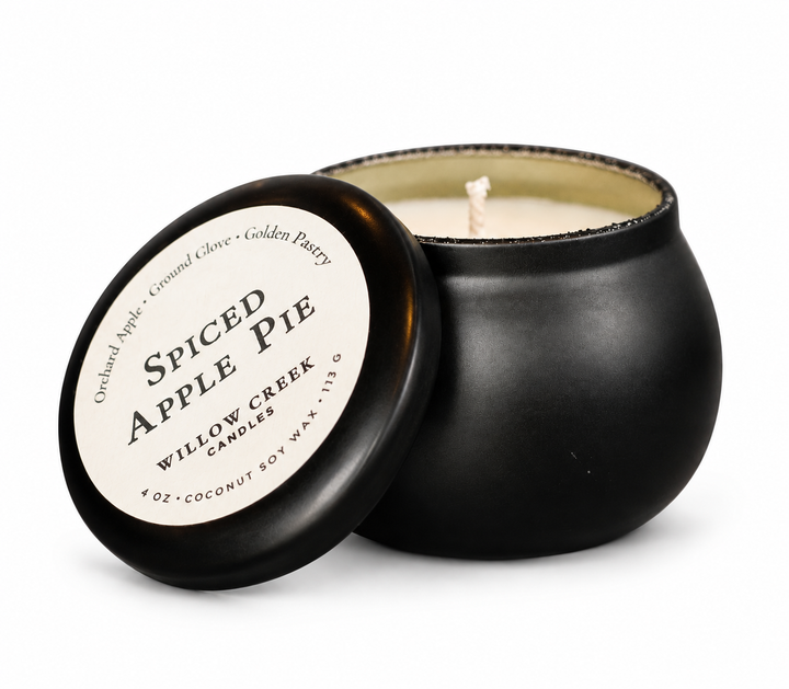 Spiced Apple Pie 4oz Travel Candle