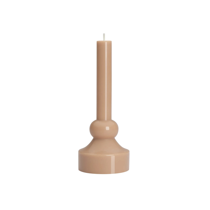 Latte Crown Pillar Candle