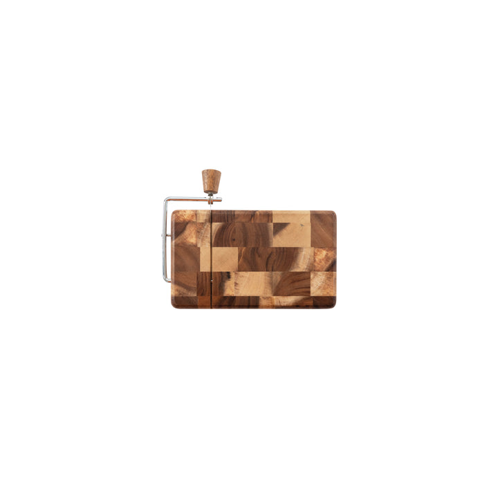 End Grain Suar Cheese Slicer Board