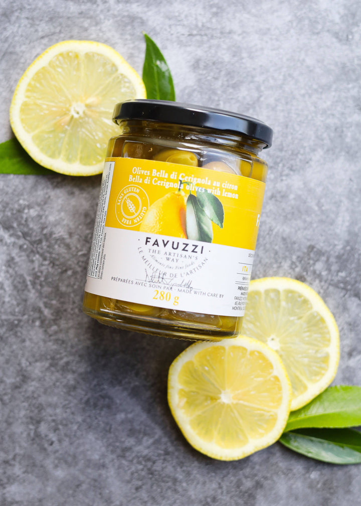 Cerignola Olives with Lemon