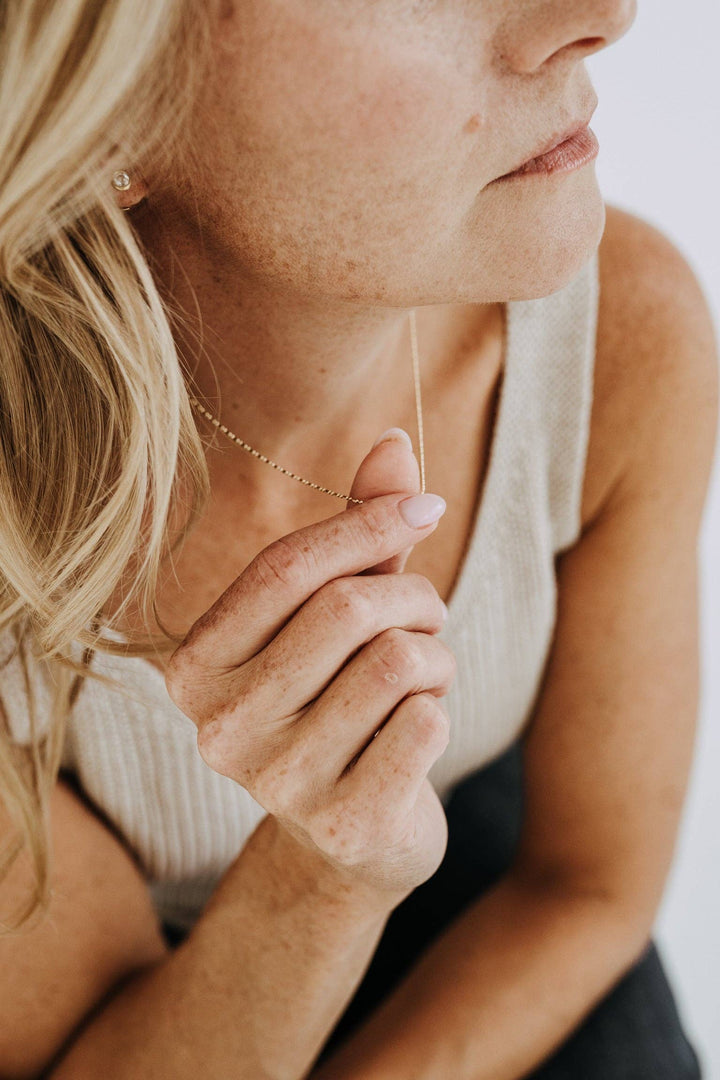 Dainty Ball Bar Chain • Sydney Rose Co.