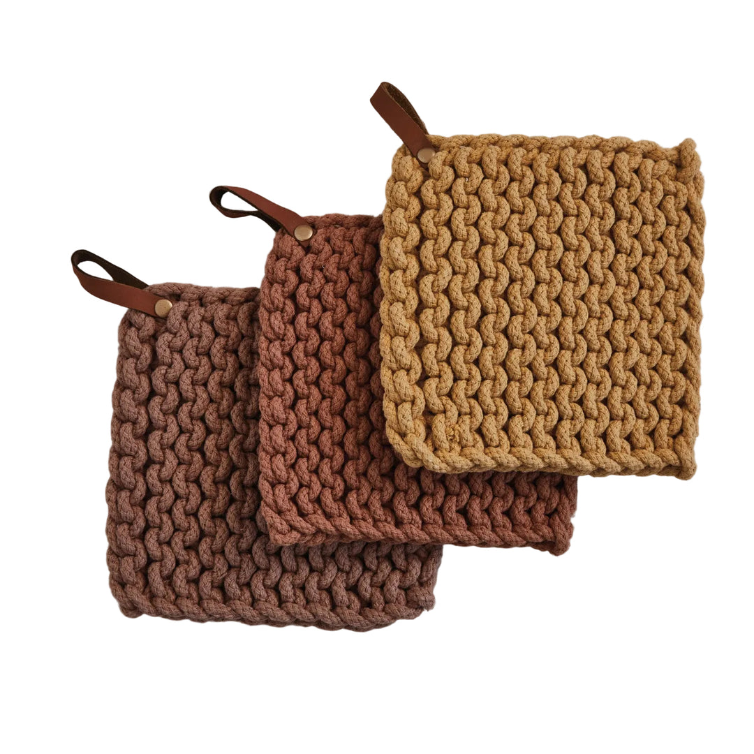 Crocheted Cotton Pot Holder