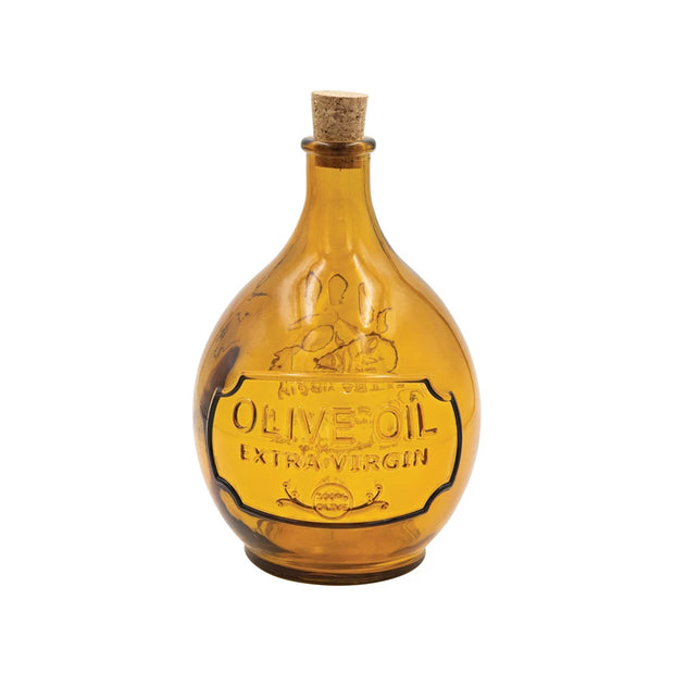 Amber Olive Oil Bottle