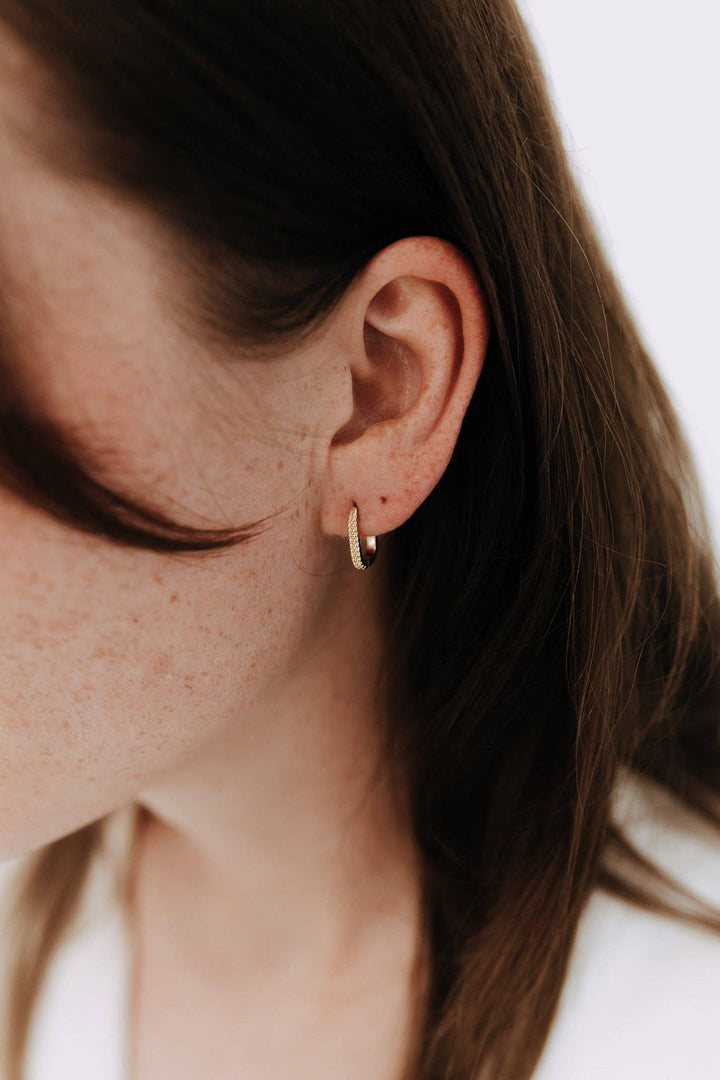 Maeve Gold Filled Rectangle Hoops