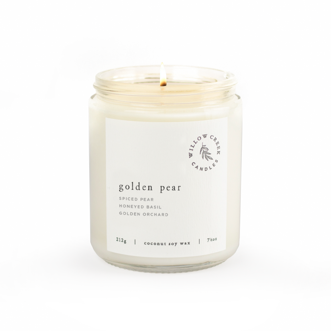 Golden Pear Candle