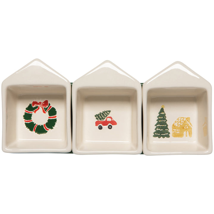 Holiday House Dipping Bowl Set