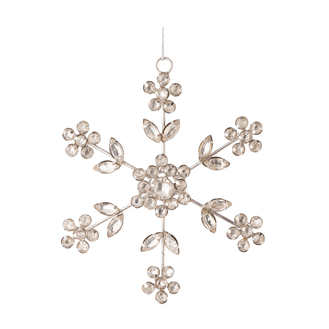 Clara Beaded Snowflake Ornament