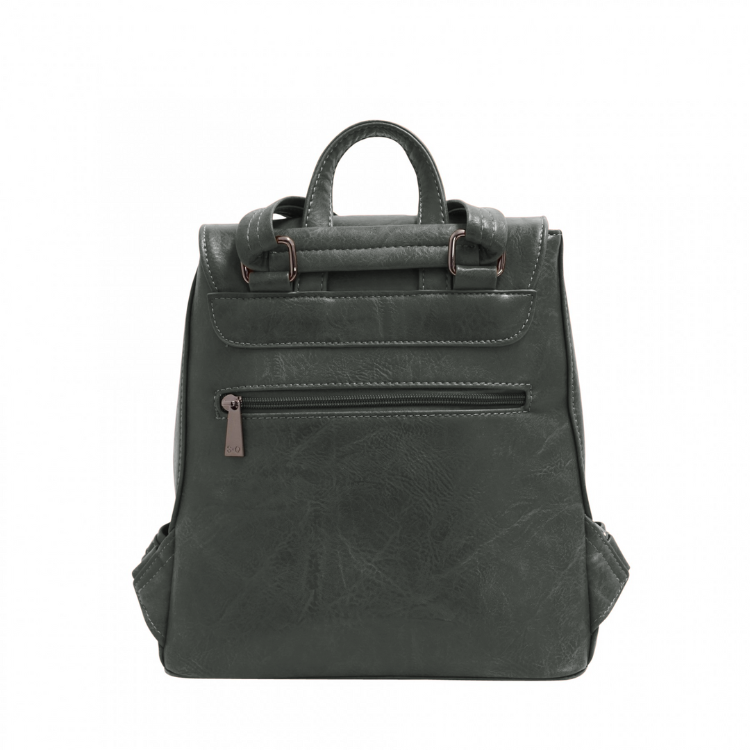 Gina Convertible Backpack in Thyme