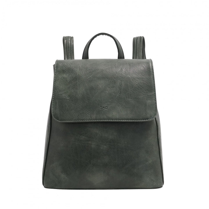 Gina Convertible Backpack in Thyme