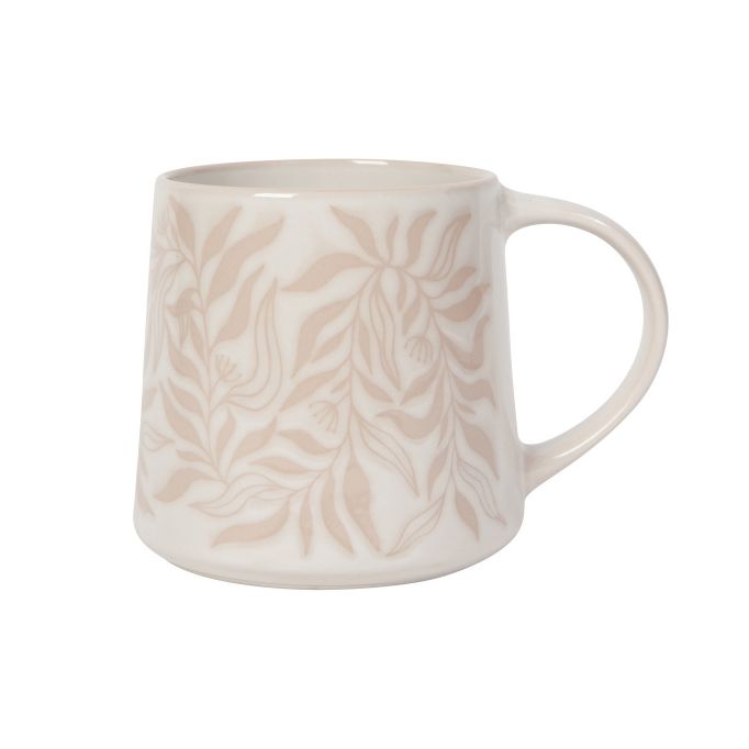 Blush Botanical Stoneware Mug