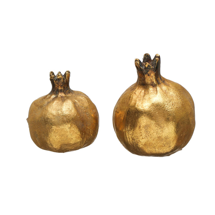 Antique Gold Resin Pomegranate