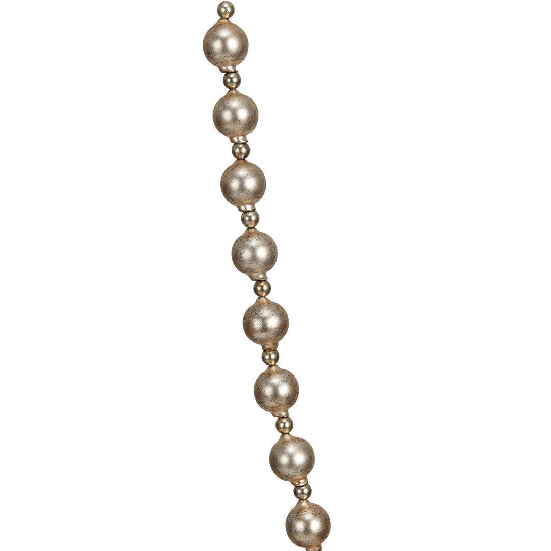 Brushed Gold Glass Bead Garland