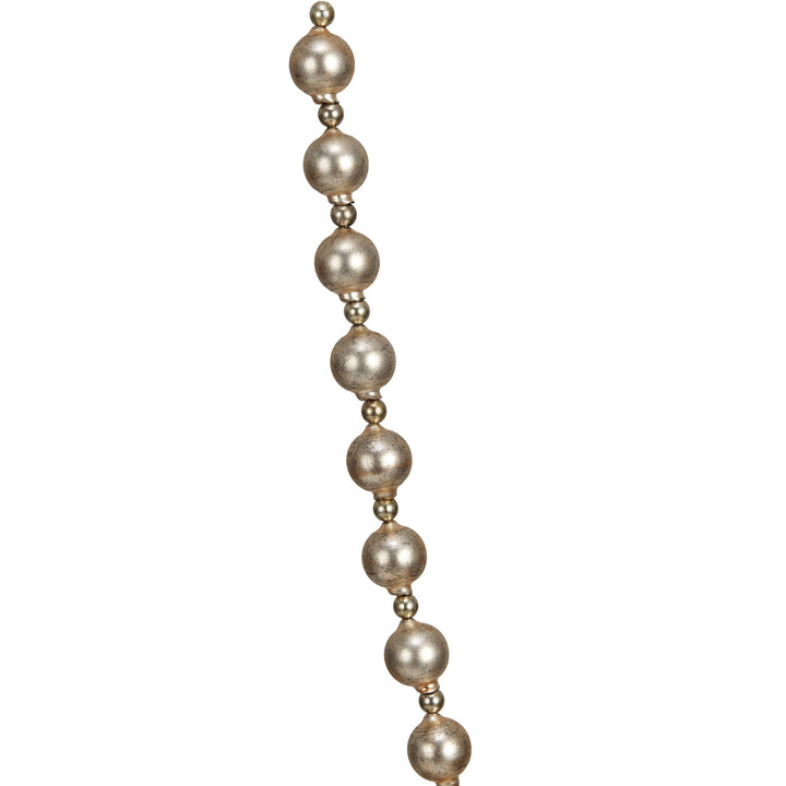 Brushed Gold Glass Bead Garland