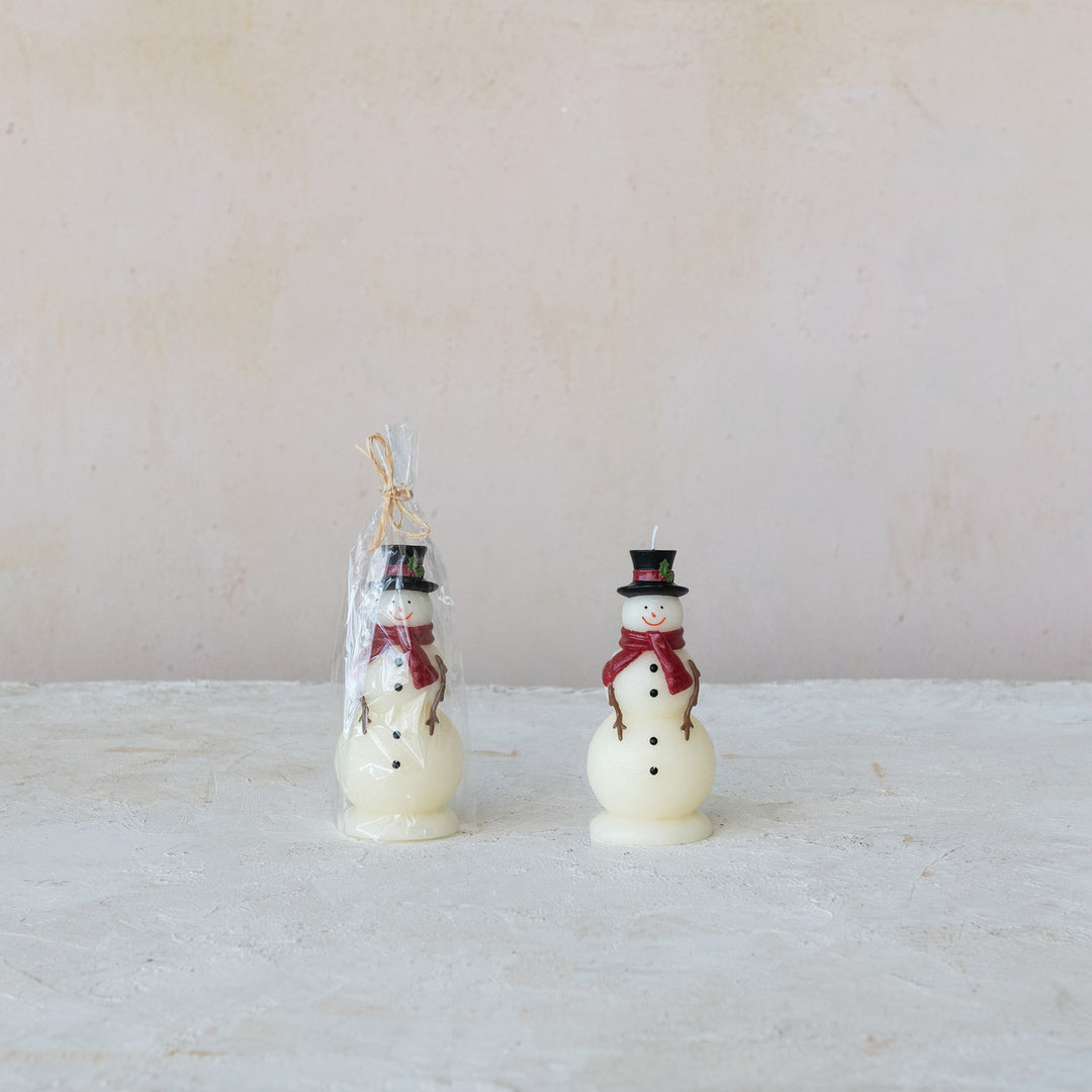 Frosty Friends Snowman Candle