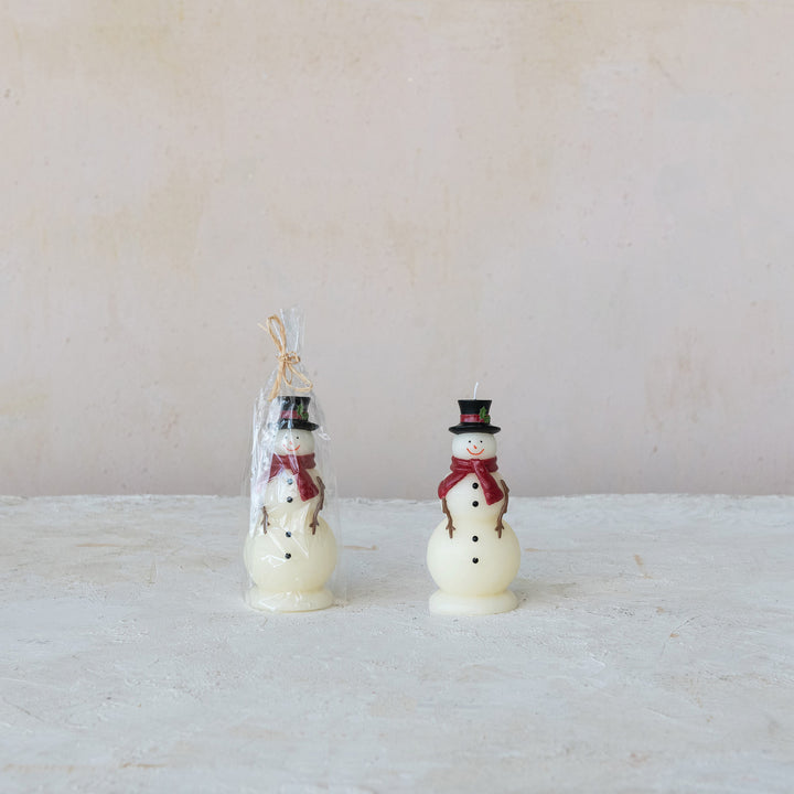 Frosty Friends Snowman Candle