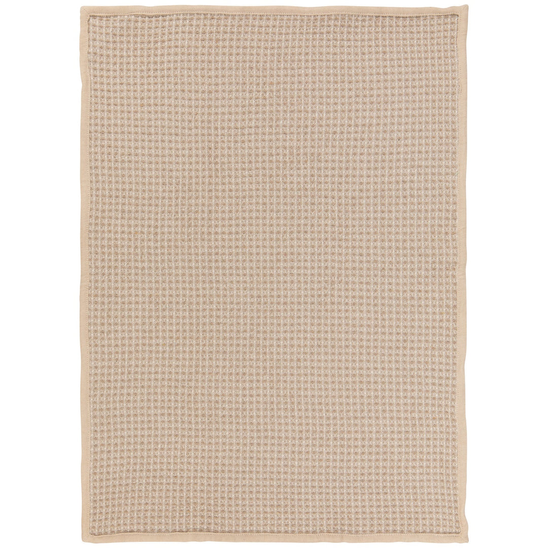 Stone Washed Waffle Tea Towel | Natural