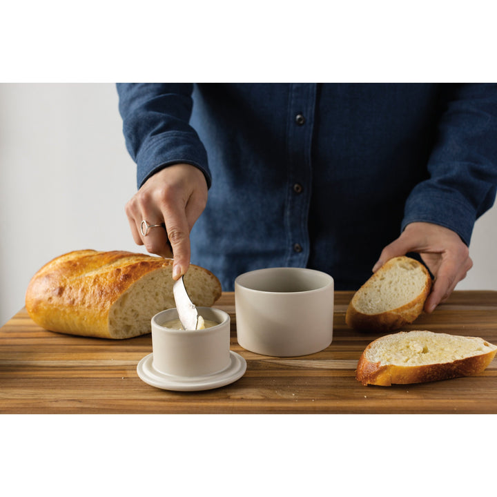 Stoneware Butter Crock
