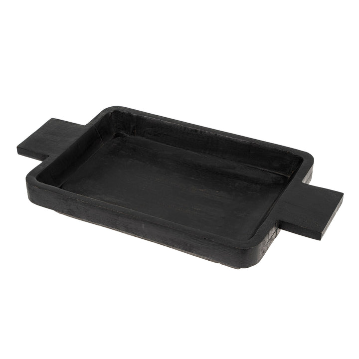 Matte Black Dough Bowl Tray