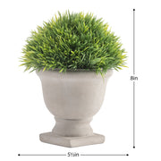 Faux Potted Grass Accent