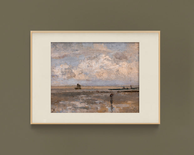 Vintage Beach Art Print