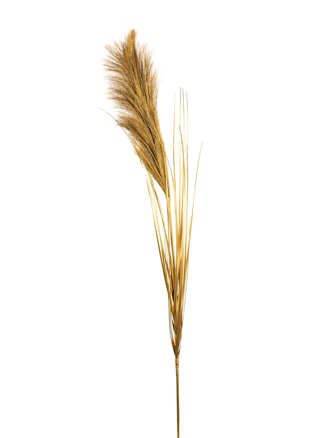 Gold Faux Grass Plume