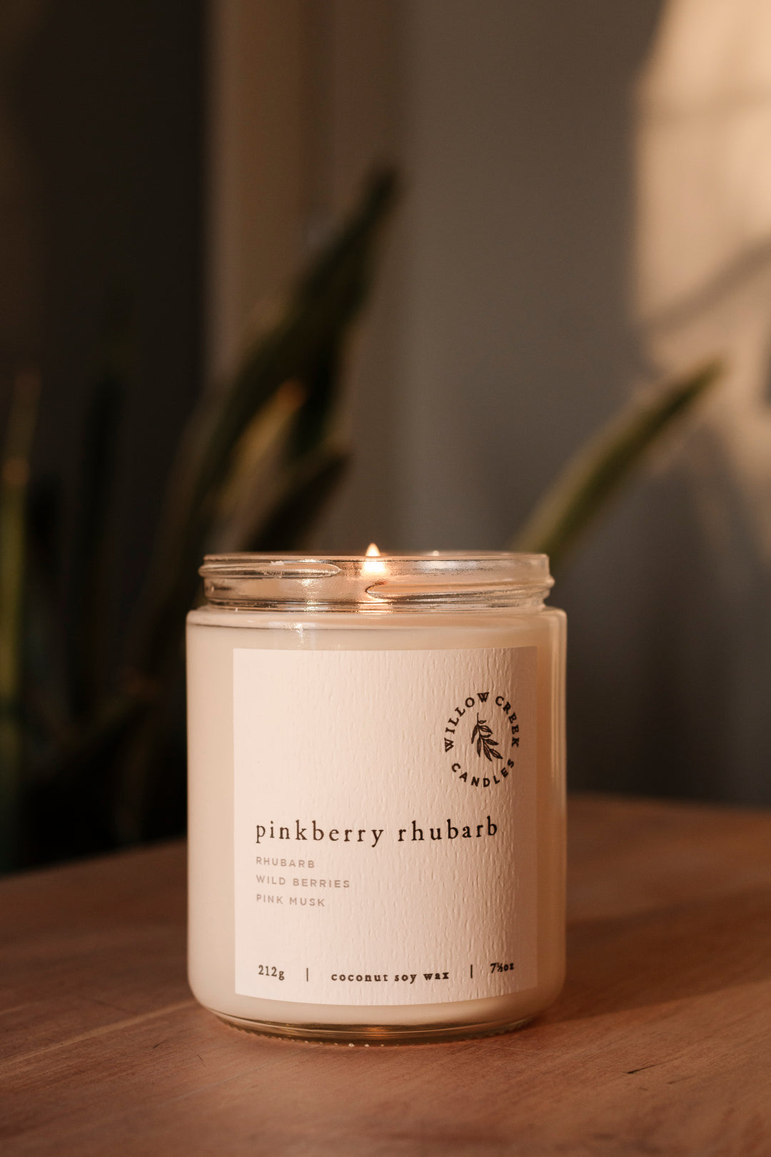 Pinkberry Rhubarb Candle
