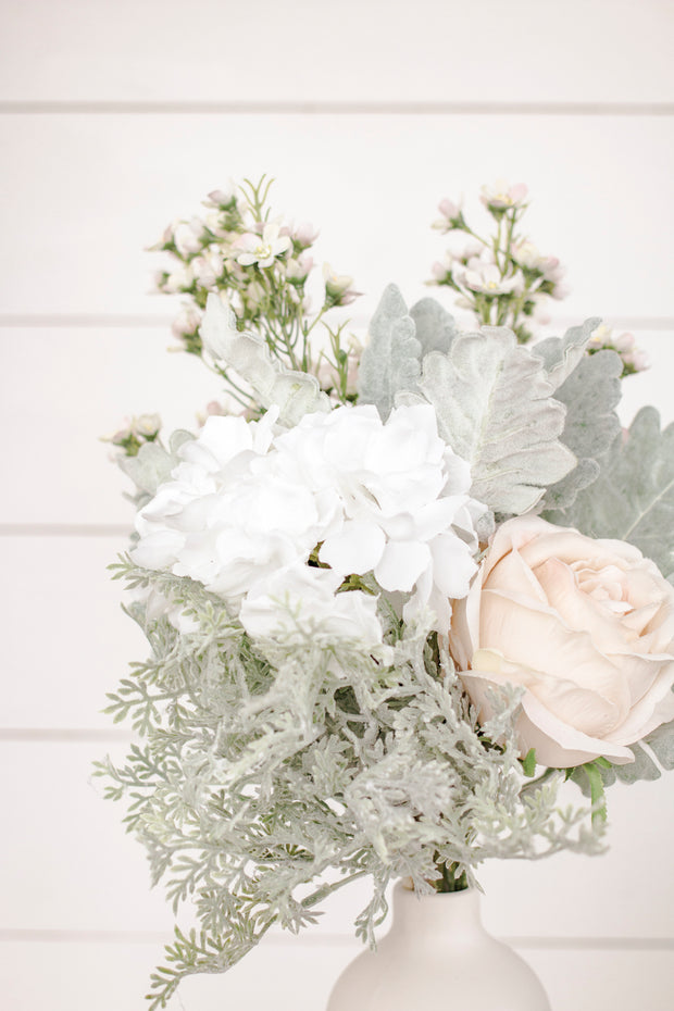 White Hydrangea Stem