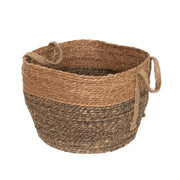 Round Woven Straw Basket