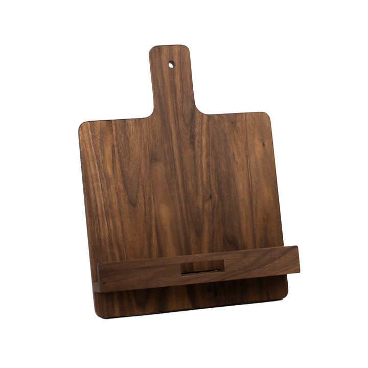 Walnut Cookbook Holder – Paddle
