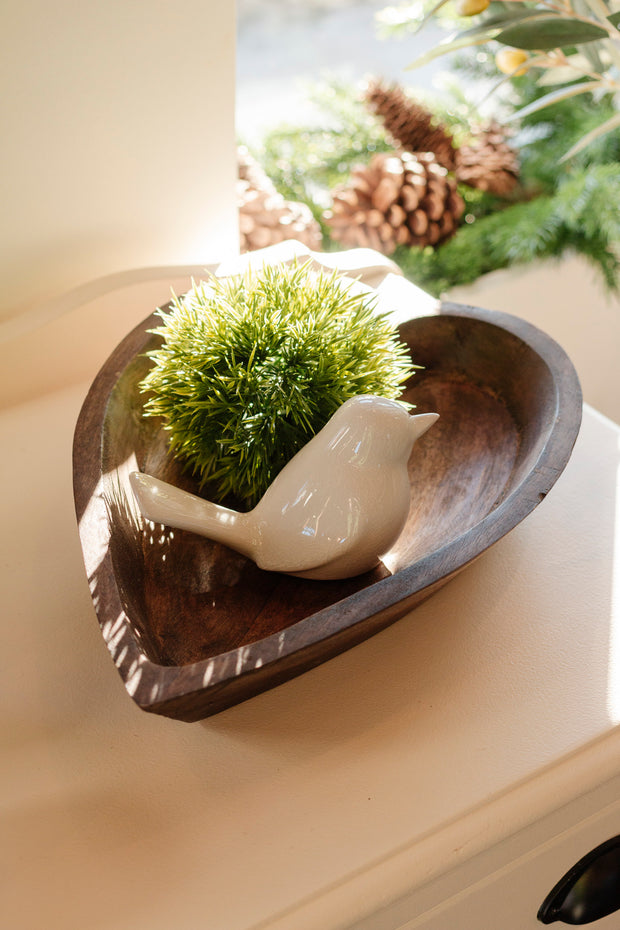 Carved Heart Bowl