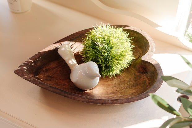 Carved Heart Bowl