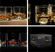 The Peaks Whiskey Glass Set of 4