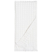 White Organic Cotton Waffle Hand Towel