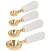 Marble & Gold Measuring Spoon Set