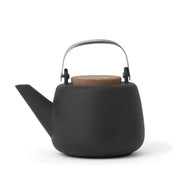 Nicola Porcelain Teapot in Charcoal